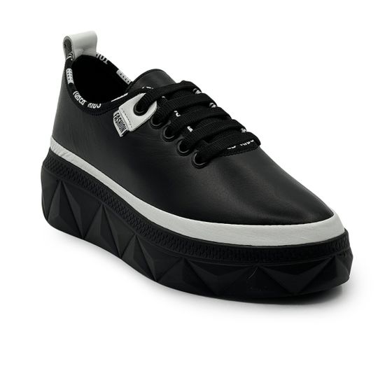 Кеды LAB MILANO черные кожаные демисезонные - фото 2, 