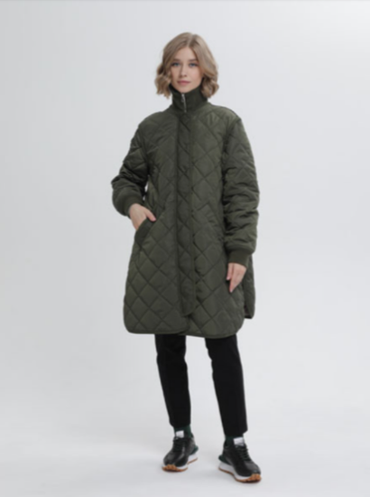 Пальто Tuffoni цвет хаки, P22010 TUF HAKI