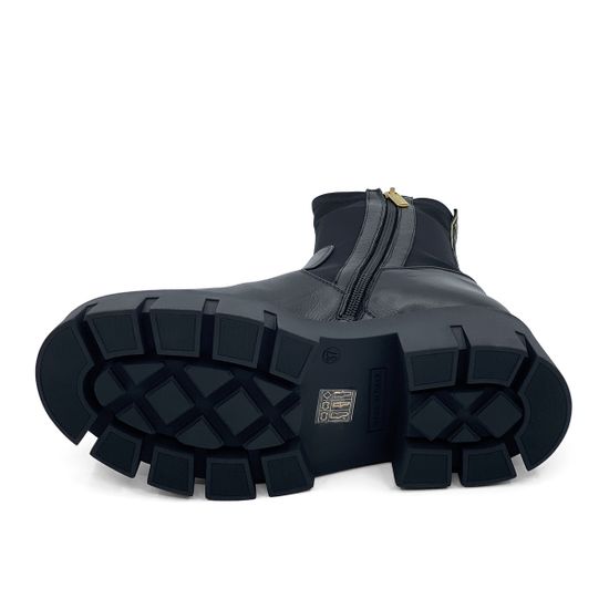 Ботинки Ilasio Renzoni черные кожа/текстиль демисезонные - фото 4, 4121 IR