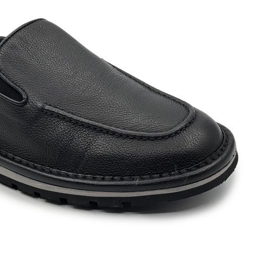 Слипоны GIAMPIERONICOLA черные кожаные - фото 6, 45402A GPN