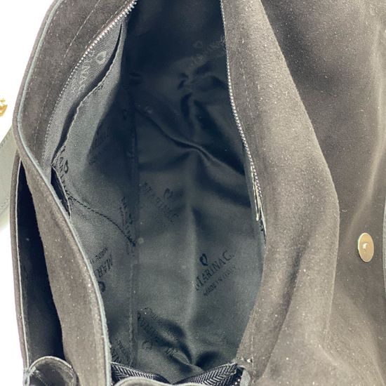 Сумка Marina Creazioni черная замшевая - фото 4, 