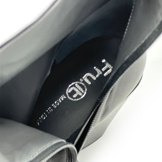 Ботинки казаки FRU.IT черные кожаные демисезонные - фото 7, 8852 FR