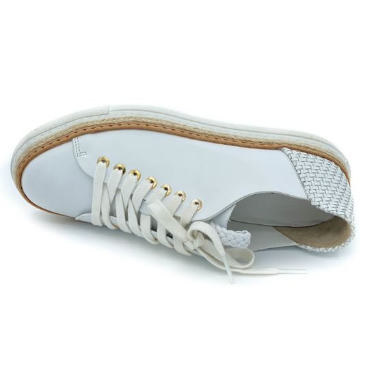 Кеды DiGiada белые кожаные - фото 4, 473 GIA