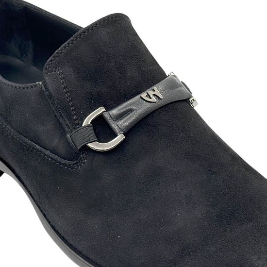 Лоферы GIAMPIERONICOLA черные замшевые - фото 6, 45214 GPN