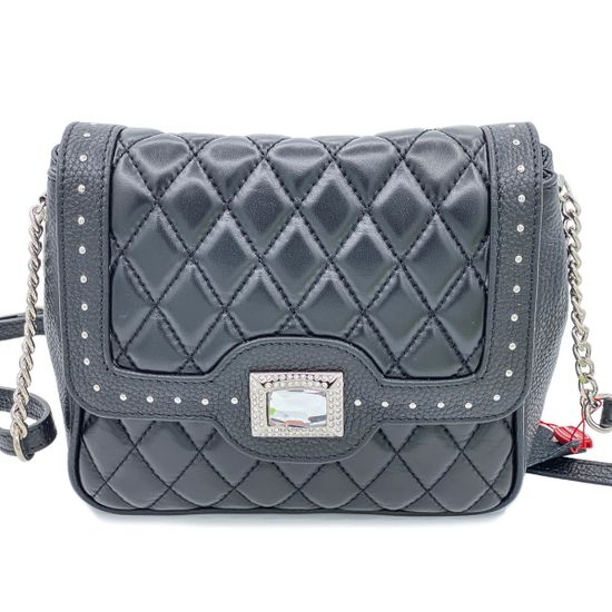 Клатч Marina Creazioni черный кожаный - фото 1, 