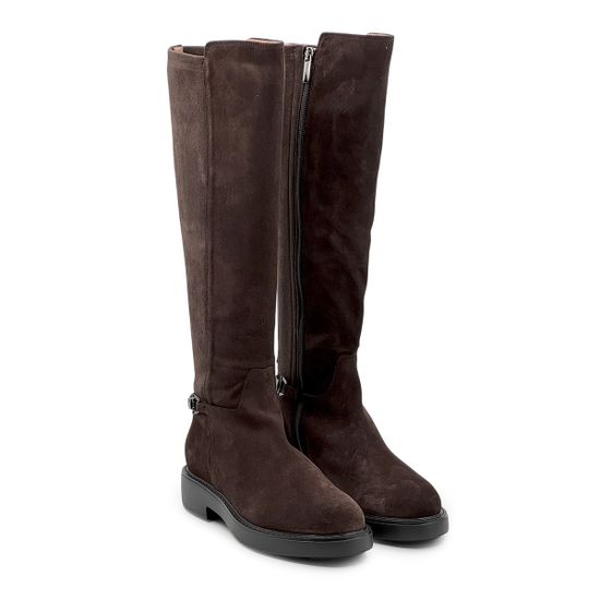 Сапоги MOT CLE коричневые замшевые на меху - фото 7, MOT3094M MOT MORO