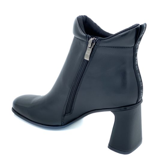 Ботильоны Jeannot черные кожаные демисезонные - фото 3, HJ573R JN NERO