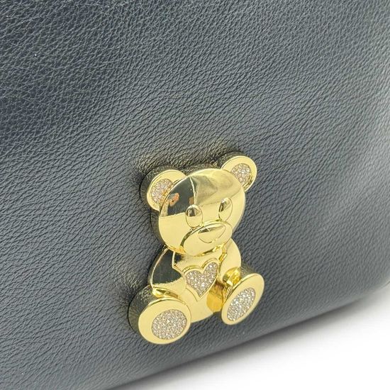 Рюкзак Braccialini черный кожаный - фото 5, B18524 BRA NERO