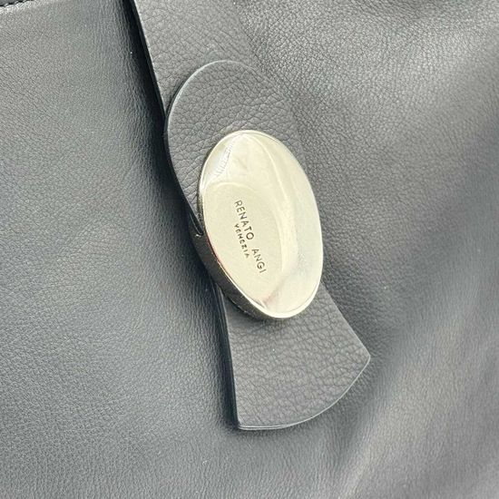 Сумка Renato Angi черная кожаная - фото 4, 3402581 RA NERO