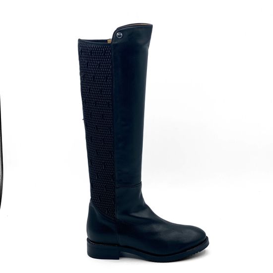 Сапоги MOTCLE черные кожаные евромех - фото 1, MOT1860M MOT