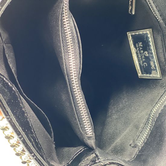 Сумка Marina Creazioni черная наплак - фото 5, 