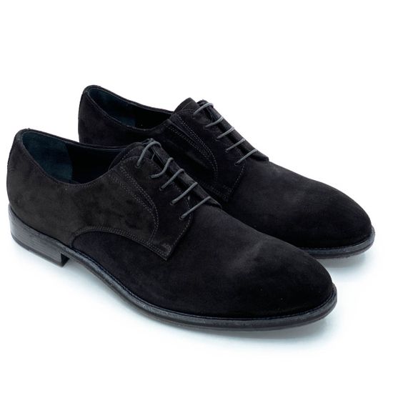 Ботинки Giampieronicola черные замшевые демисезонные - фото 7, 