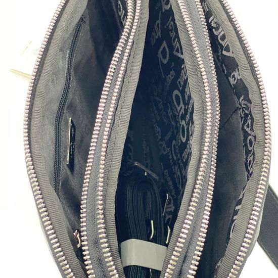 Сумка кросс-боди Renato Angi черная болонья - фото 5, 