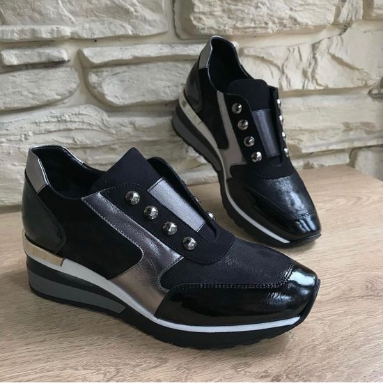 Сникерсы Donna Soft из натуральной кожи и замши - фото 9, 