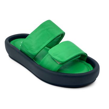 Сабо CV Cover зеленые кожаные - фото 2, 157 COV VERDE