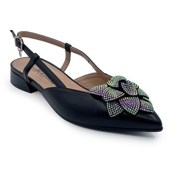 Туфли открытые Ilasio Renzoni черные кожаные - фото 2, 6808 IR NERO