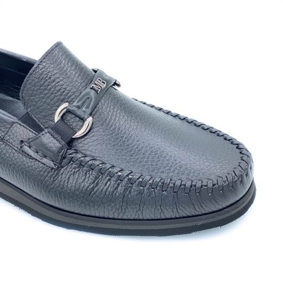 Лоферы Mario Bruni черные кожаные - фото 6, 