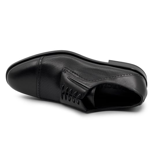 Туфли Barcly черные кожаные - фото 5, 79050 BAR NERO