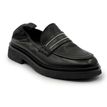 Лоферы FRU.IT черные кожаные с мягким задником демисезонные - фото 2, 8940 FR