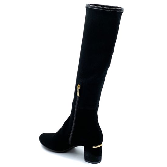 Сапоги Giada Gabrielli черные замшевые демисезонные - фото 3, 1209 GABR