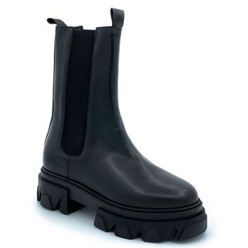 Ботинки Mimmu черные кожаные демисезонные - фото 2, ER5153 MIM