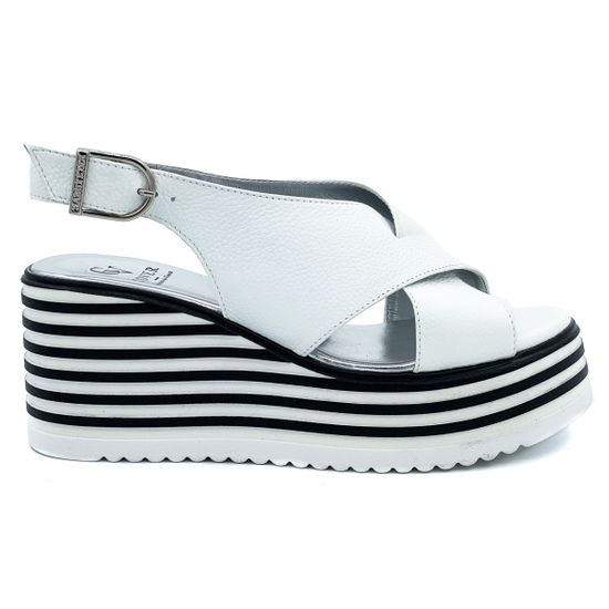 Босоножки Cover белые - фото 1, 