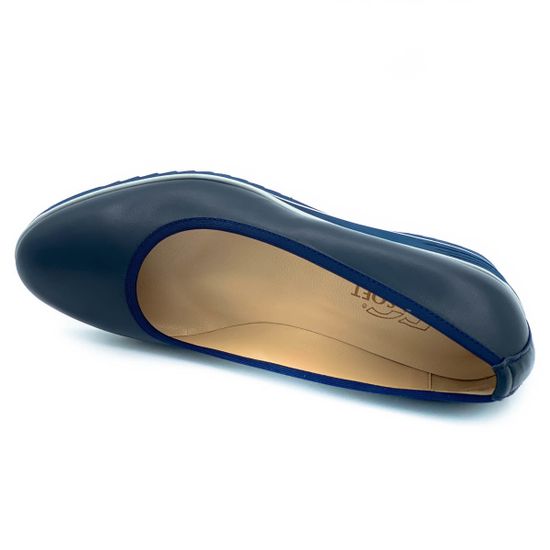 Туфли Donna Soft синие кожаные - фото 5, 