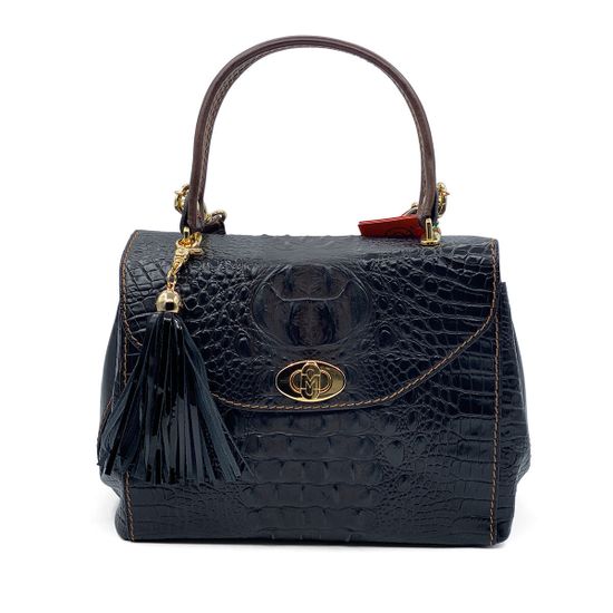 Сумка Marino Orlandi коричневая кожаная - фото 1, 