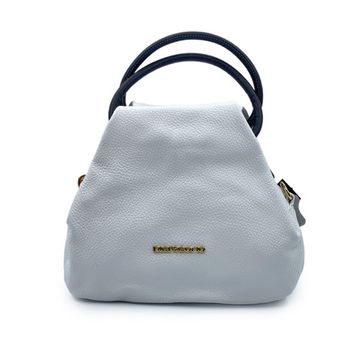 Сумка Di Gregorio белая кожаная - фото 1, 3659 DG BIANCO