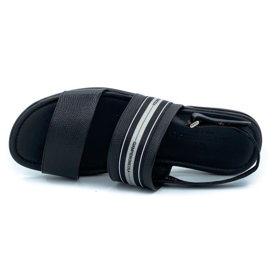 Сандалии Giampieronicola черные кожаные - фото 5, 