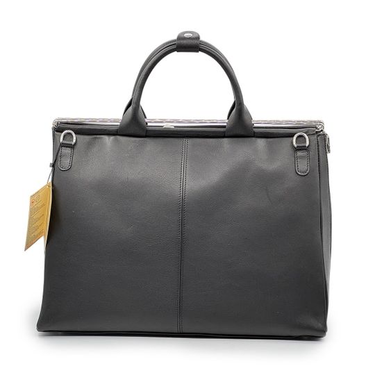 Саквояж дорожный Renato Angi черный кожаный - фото 3, 2600581 RA