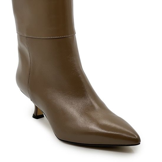 Сапоги Tiffi бежевые кожаные демисезонные - фото 2, N829/50T TI BEIGE