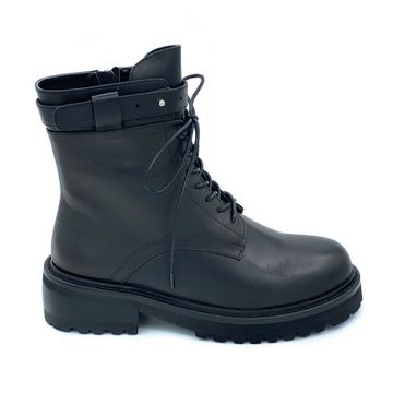 Ботинки Tuffoni черные кожаные Байка - фото 1, 3522023LB TUF