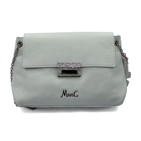 Сумочка Marina Creazioni белая кожаная - фото 1, 