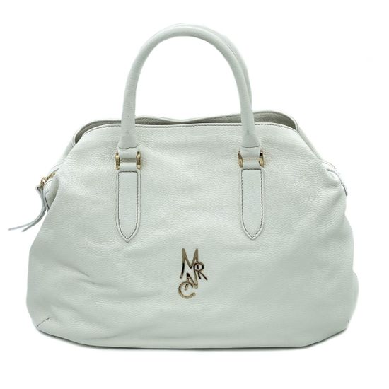 Сумка Marina Creazioni белая кожаная - фото 1, 