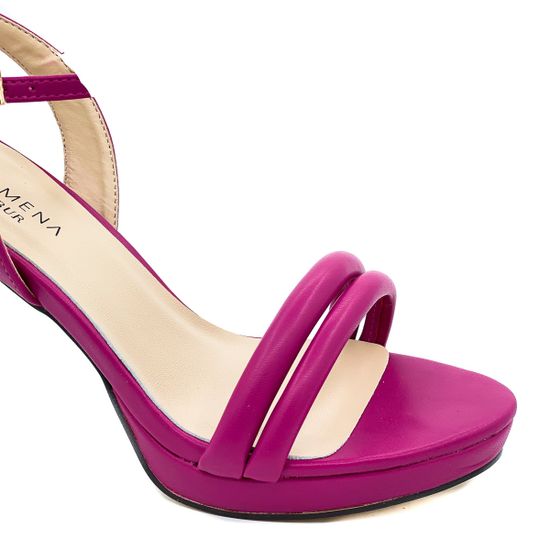 Босоножки Pacomena цвета фуксия кожаные - фото 6, 6991 PAC FUXIA