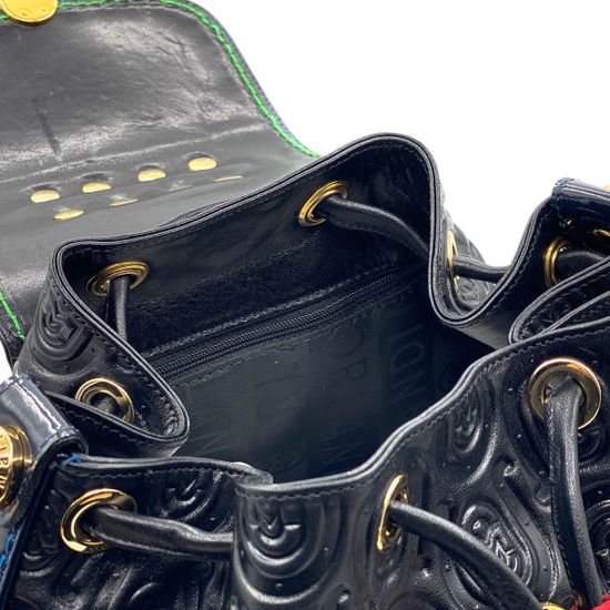 Рюкзак Marino Orlandi черный кожаный - фото 5, 