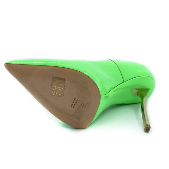 Туфли Gianmarco Lorenzi салатовые из лакированной кожи - фото 4, P4D0A2086 GML