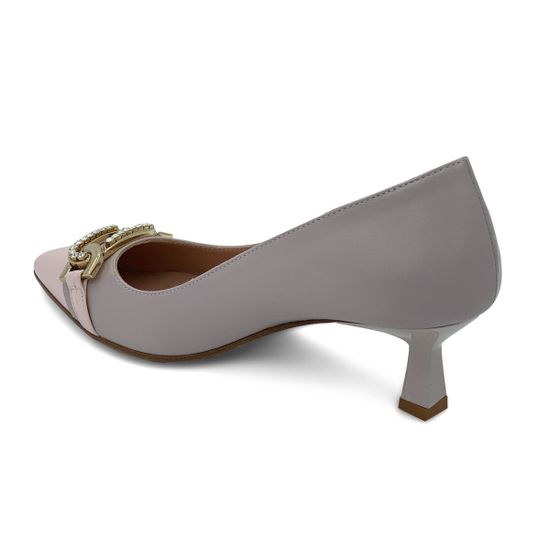 Туфли Ilasio Renzoni бежево-розовые кожаные - фото 3, 