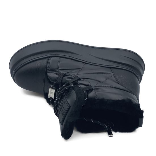 Ботинки Ilasio Renzoni черные кожа/текстиль на меху - фото 5, M105 IR NERO