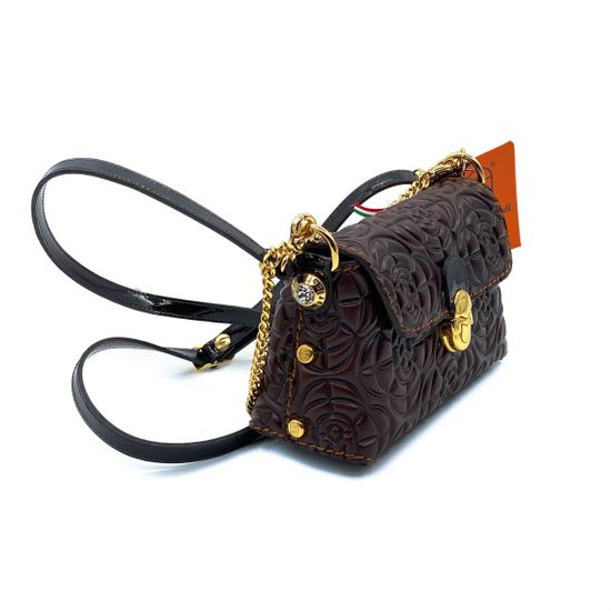 Сумка Marino Orlandi коричневая кожаная - фото 2, 