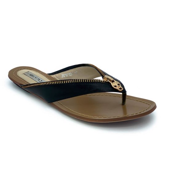 Шлепанцы Cover черные кожаные - фото 2, 