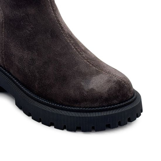 Ботинки CV COVER замшевые на шерсти коричневые - фото 6, 780-231-3 COV MORO