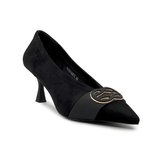 Туфли TUFFONI черные замшевые стрейч - фото 2, 1425012TVL TUF NERO