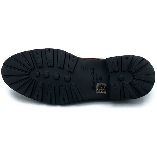 Ботинки Giampieronicola коричневые замшевые демисезонные - фото 4, 41351B GPN MORO