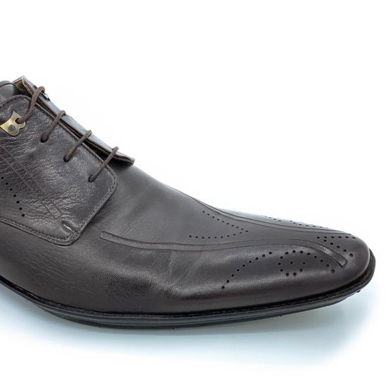 Туфли Bagatto кожаные коричневые - фото 6, 