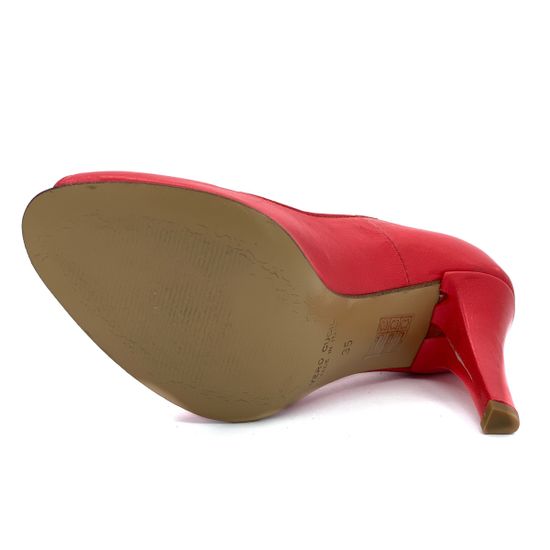 Туфли Ilian Fossa красные кожаные - фото 4, 