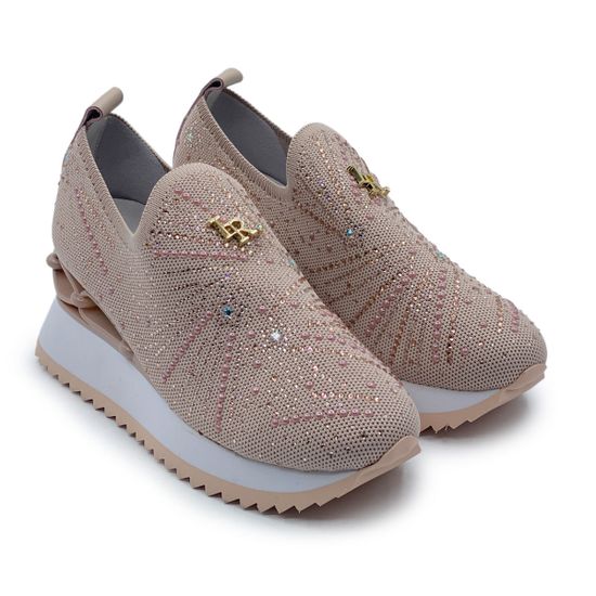 Кроссовки Ilasio Renzoni розовые стрейч текстиль - фото 7, M217 IR ROSA