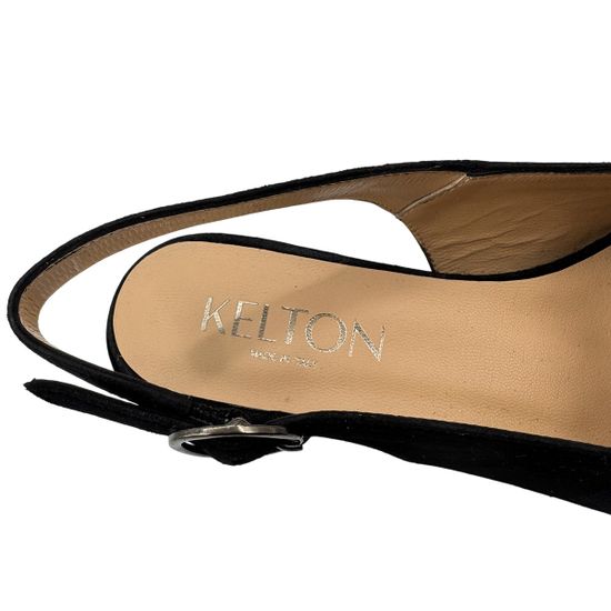 Туфли женские летние KELTON черные замшевые - фото 7, AL5409 KEL