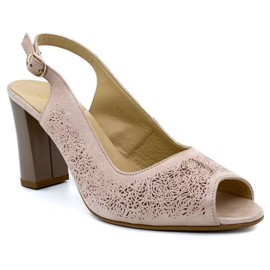 Босоножки Cover пудровые - фото 2, 